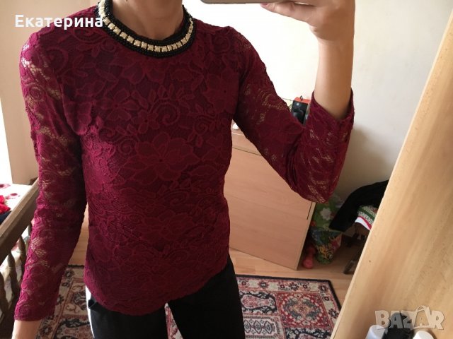 Елегантна блуза, снимка 2 - Блузи с дълъг ръкав и пуловери - 26814354