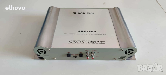 Авто усилвател Black Evil ARE 1150#1, снимка 2 - Ресийвъри, усилватели, смесителни пултове - 51730772