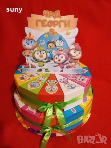 Картонена торта Top Wing/Топ Кадети, снимка 2 - Други - 32328524