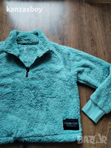 calvin klein - дамско шерпа горнище КАТО НОВО М, снимка 6 - Блузи с дълъг ръкав и пуловери - 52654342