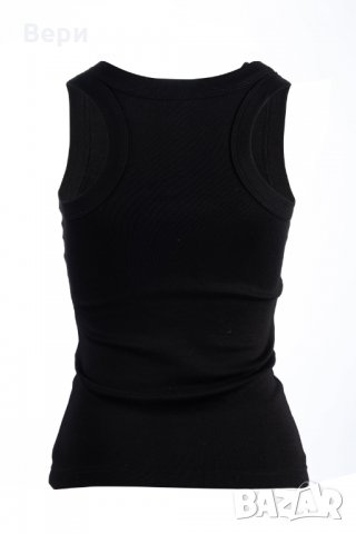 Нов дамски потник с 3D трансферен печат Котка със сини очи, Х-гръб, снимка 2 - Потници - 28361551