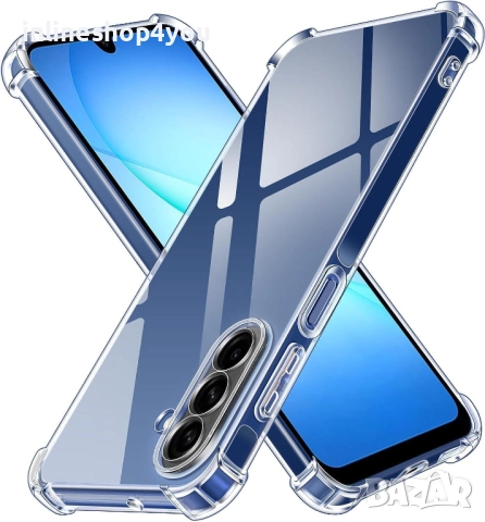 Прозрачен Силиконов Удароустойчив Кейс за Samsung Galaxy A17, снимка 5 - Калъфи, кейсове - 51635983