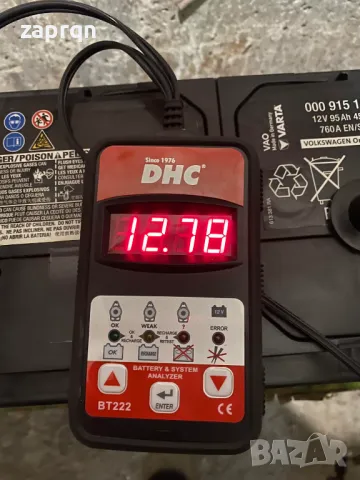 Почти нов акумулатор оригинален на VW/Audi 95ам/ч 760 А Варта/Varta с гаранция , снимка 2 - Аксесоари и консумативи - 47584991