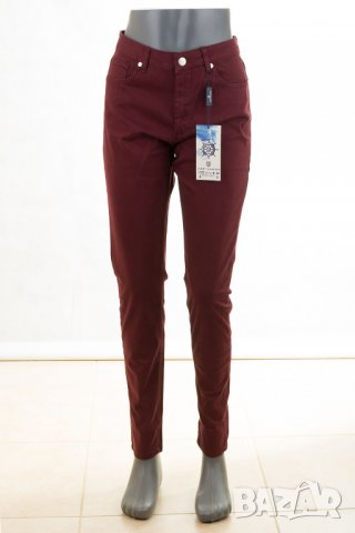 Дамски панталон в бордо марка Jimmy Sanders , снимка 2 - Панталони - 38358810