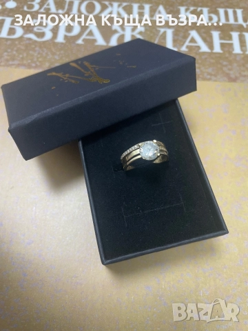 Златен Пръстен - 14 Карата , снимка 2 - Пръстени - 52833659