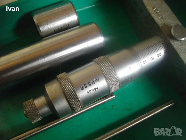 НОВ РУСКИ СССР USSR МИКРОМЕТЪР МЕТРИЧЕН ДЪЛБОКОМЕР 0-100мм ПЪЛЕН КОМПЛЕКТ ГМ-100, снимка 5 - Други инструменти - 48483172