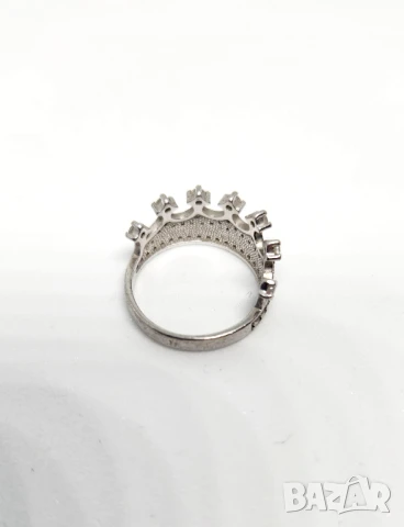 Пръстен тип корона, снимка 5 - Пръстени - 50853023