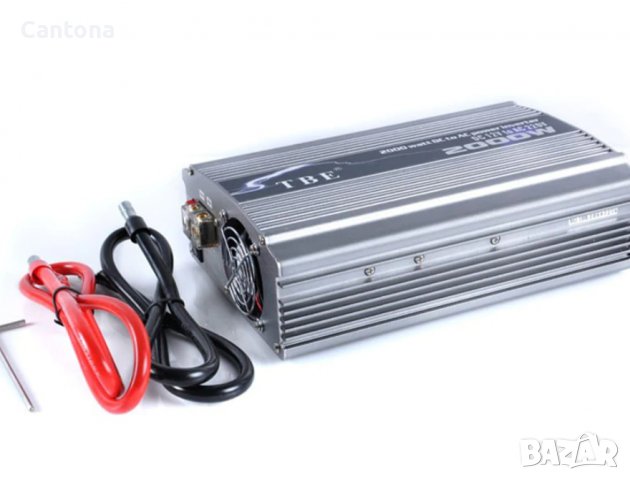 Висококачeствен инвертор за камион, автобус TBE 24 V-220V, 2000W, снимка 2 - Аксесоари и консумативи - 36945354