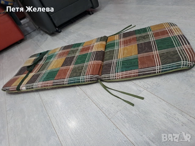 Градинска възглавница/шалте- DERBY (114/47см), снимка 4 - Градински мебели, декорация  - 53458384