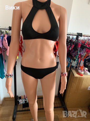 Нов черен бански в размер S иМ, снимка 7 - Бански костюми - 40391344