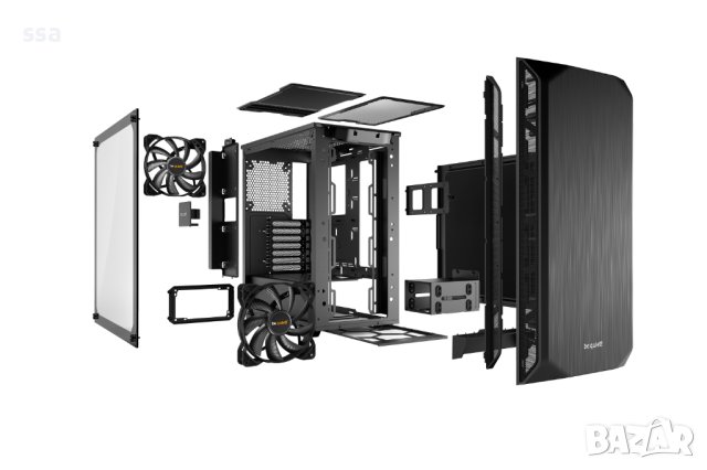 be quiet! кутия Case ATX - Pure Base 500 Window Black - BGW34, снимка 4 - Други - 43145037