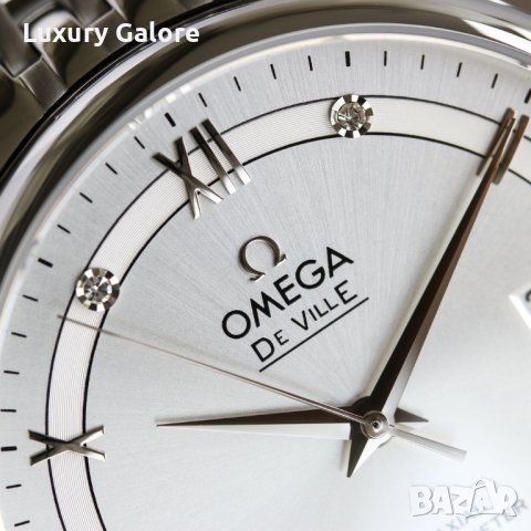Мъжки часовник OMEGA De Ville Rhodium с автоматичен механизъм, снимка 5 - Мъжки - 38372559