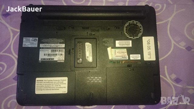 На части - лаптоп Toshiba A305, снимка 7 - Части за лаптопи - 32263414