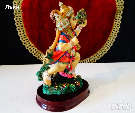 Статуетка Кралят на маймуните Хануман. , снимка 6 - Антикварни и старинни предмети - 51812975