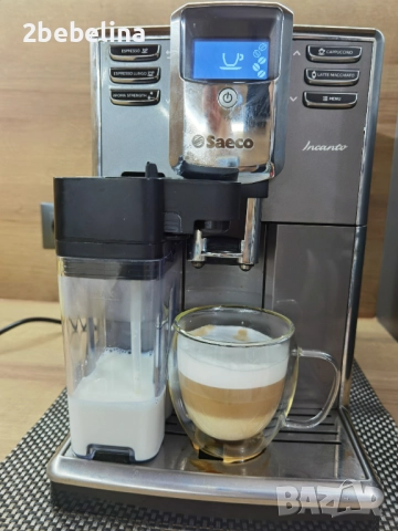 Saeco Inkanto HD - внос , с кана за мляко и консумативи