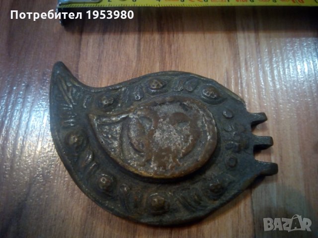 Стари бронзови пафти, снимка 2 - Антикварни и старинни предмети - 27373096