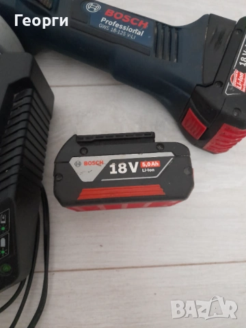 Bosch GWS 180-Li ъглошлайф, снимка 6 - Ъглошлайфи - 53436754