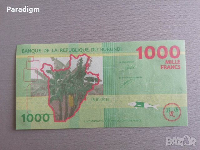 Банкнота - Бурунди - 1000 франка UNC | 2015г.