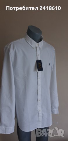 POLO Ralph Lauren Slim Fit  Pique Cotton Mens Size XL ОРИГИНАЛ! НОВО! Мъжка Риза!, снимка 5 - Ризи - 43413471