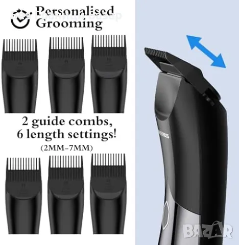 Нова Маша за къдрене 5 в 1, черна, сменяеми приставки, всички типове коса, снимка 5 - Маши за коса - 49294870