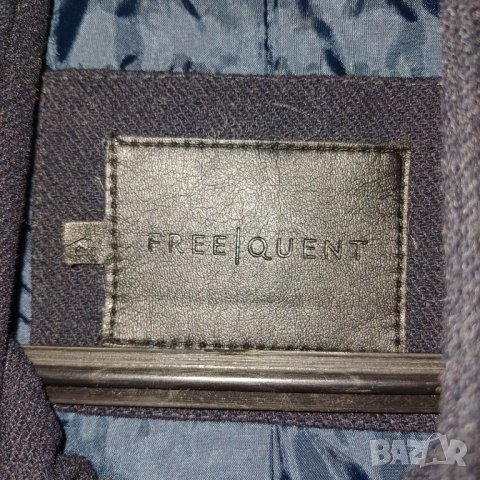 Синьо палто Free Quent XL, снимка 2 - Палта, манта - 43168285