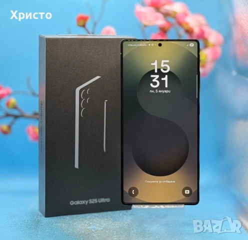 ГАРАНЦИОНЕН!!! Samsung Galaxy S25 Ultra, 12GB RAM, 512GB, 5G, Titanium Black , снимка 4 - Samsung - 53565067