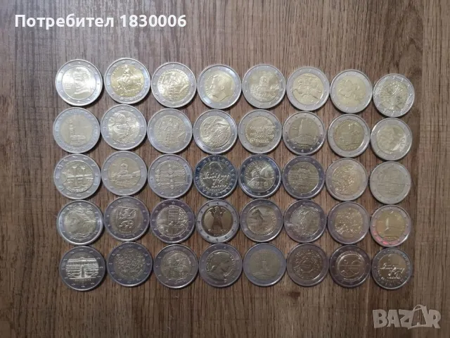 монети от 2 евро, снимка 3 - Нумизматика и бонистика - 48892834