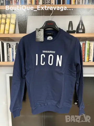 Мъжка блуза Dsquared Icon Blue !!!