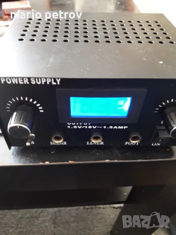Захранване за игла за татуировки модел LCD Dual tattoo power supply 1,5-18V/1,5A, снимка 2 - Други - 50054208