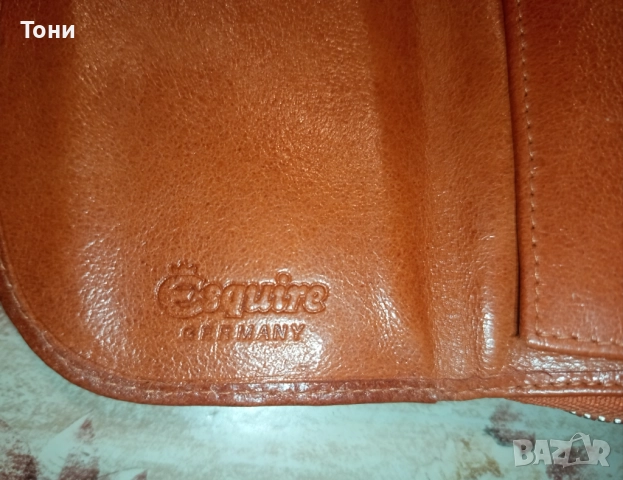 ESQUIRE Оригинал Ново Кожено Дамско Портмоне , снимка 11 - Портфейли, портмонета - 52346534