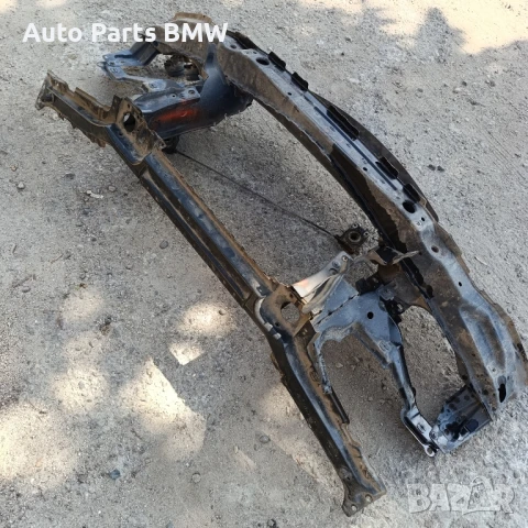 Очиларка BMW E53 X5 Маска БМВ Х5 Е53 основа радиатори очиларка греда броня, снимка 2 - Части - 51370455