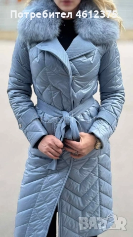 Качествени палта с яка от естествен косъм, снимка 1