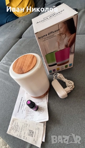 Арома дифузер Nagomi със 7 LED светлини, снимка 3 - Други - 51474645