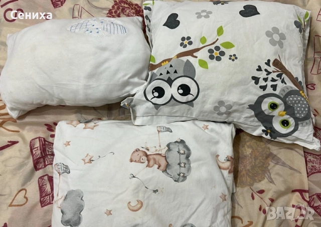 Продавам възглавници за бебе 5броя цена 30лв, снимка 2 - Възглавници - 52859181