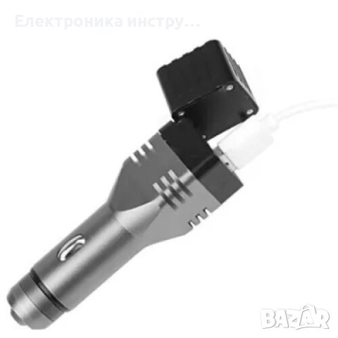 Зарядно за кола 3 в 1, USB, магнит, фенер COB, снимка 4 - Друга електроника - 43166508