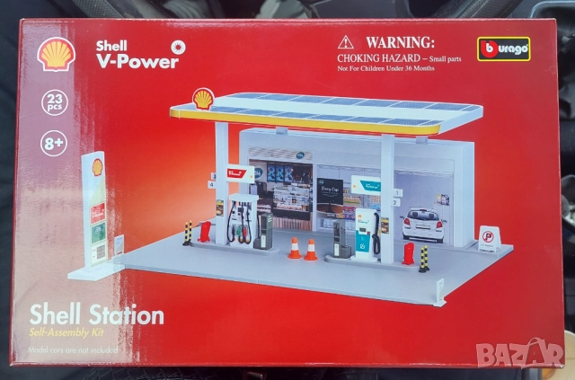 Бензиностанция шел бураго мащаб 1/43