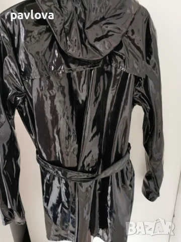 Яке  дъждобран Тренч лак и полиетилен, снимка 9 - Якета - 47939070