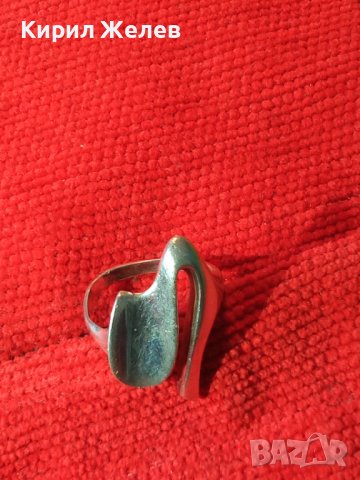 СТИЛЕН ЕЛЕГАНТЕН ФЕШЪН АРТ СРЕБЪРЕН ПРЪСТЕН СРЕБРО 925 ДИЗАЙНЕРСКИ МНОГО КРАСИВ 32438