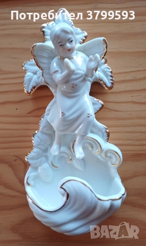 Античен порцеланов съд за светена вода, снимка 7 - Антикварни и старинни предмети - 52500276