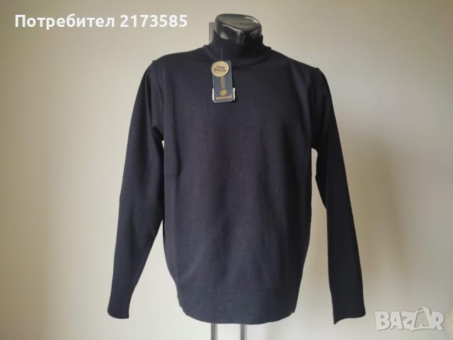 Продавам елегантен мъжки пуловер полу поло, снимка 7 - Пуловери - 43313149