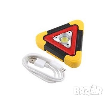 Лед акумулаторен авариен COB триъгълник LED прожектор със соларно зареждане, снимка 2 - Соларни лампи - 33198047