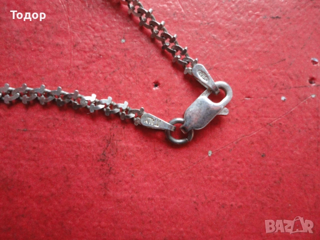 Луксозна италианска сребърна верижка 8, снимка 3 - Колиета, медальони, синджири - 53300171