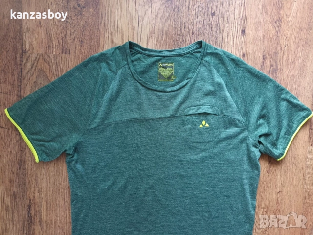 vaude - мерино мъжка тениска КАТО НОВА Л, снимка 3 - Тениски - 51894338