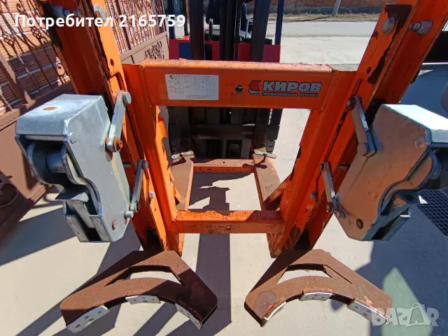 мотокарно устройство държач за метални варели, снимка 4 - Подемници - 49379022