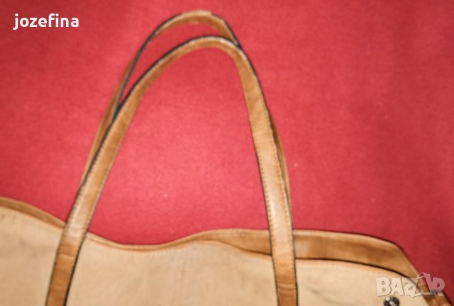 Дамска кожена чанта от естествен набук, снимка 8 - Чанти - 43300045