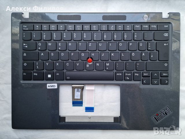 Нова клавиатура за Lenovo ThinkPad T14s Gen 3 21CQ 21CR GER BKLT, снимка 14 - Части за лаптопи - 43503160