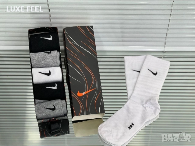 Мъжки Чорапи -6бр Кутия ⚜️ Nike Jordan Burberry , снимка 4 - Мъжки чорапи - 52969692