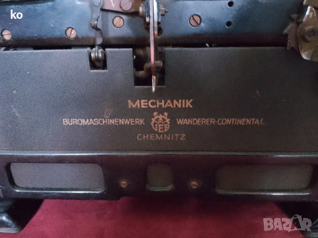 Пишеща машина Continental , снимка 6 - Антикварни и старинни предмети - 52565649