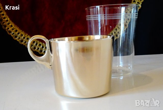 Бронзова чаша плюс термо стъклена чаша, снимка 5 - Антикварни и старинни предмети - 38638704