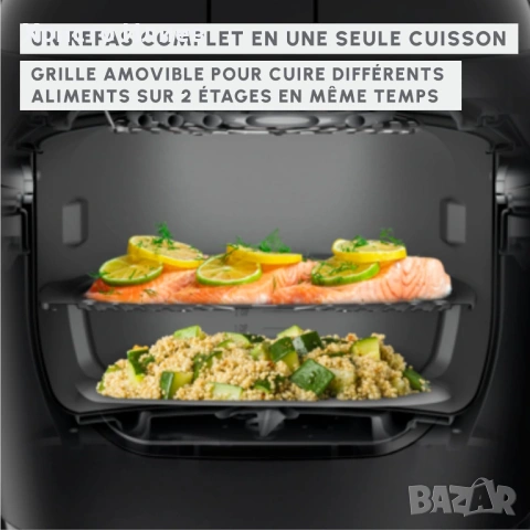 Мултикукър Moulinex Multicook & Fry MZ730BF0 12 програми Фритюрник 2 в 1 6л, снимка 6 - Мултикукъри - 53096486